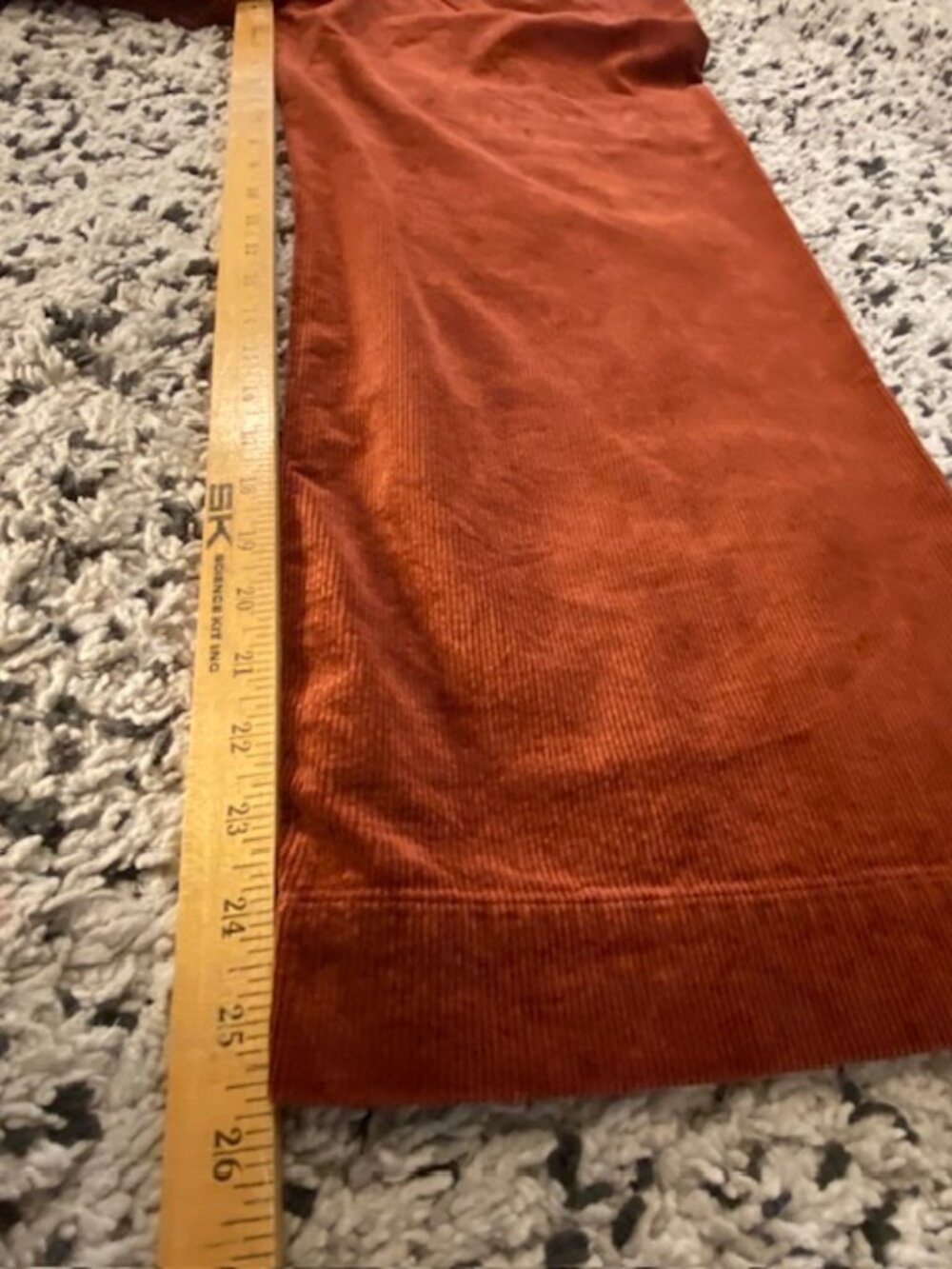 Anthropologie Maeve The Colette Corduroy Cropped Pants Size 31 - Picture 13 of 16